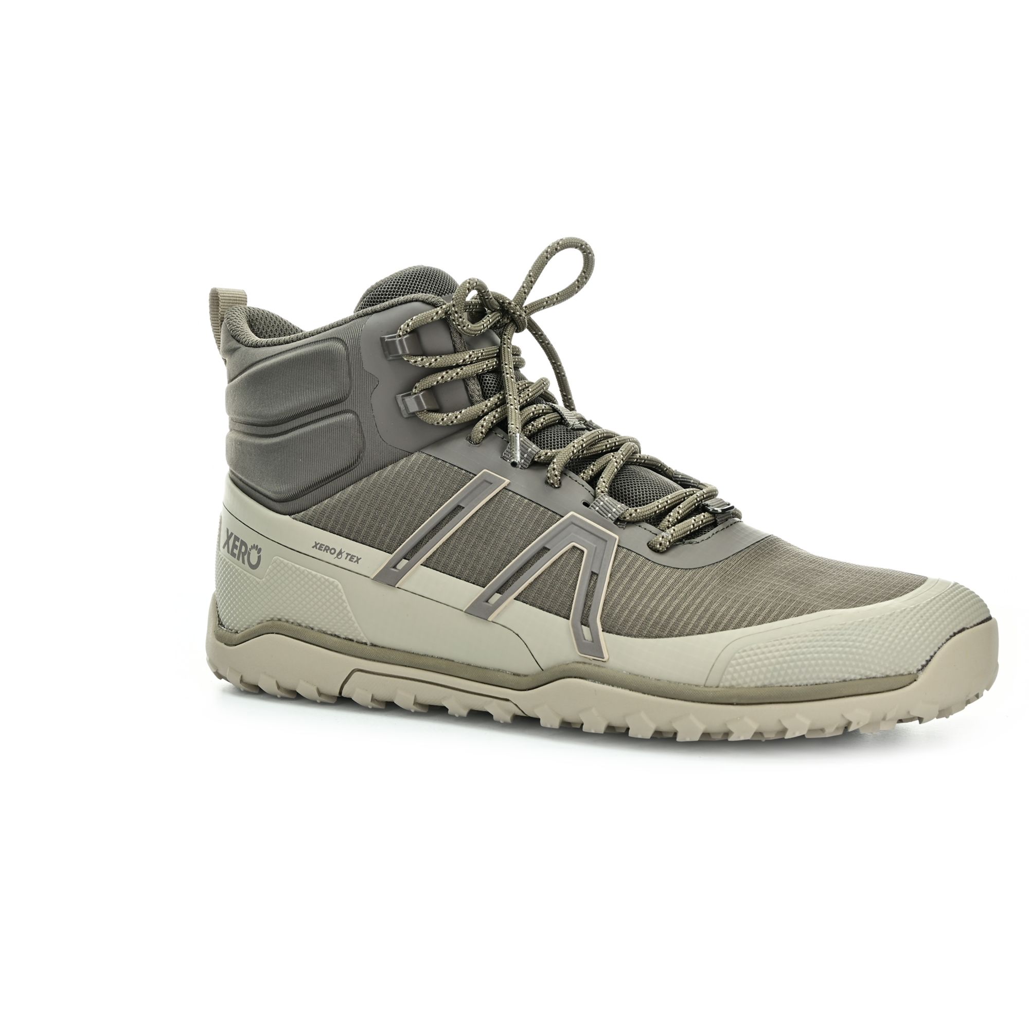 Levně Xero Shoes Scrambler Trail Mid WP Morel/Pure Cashmere pánské barefoot boty
