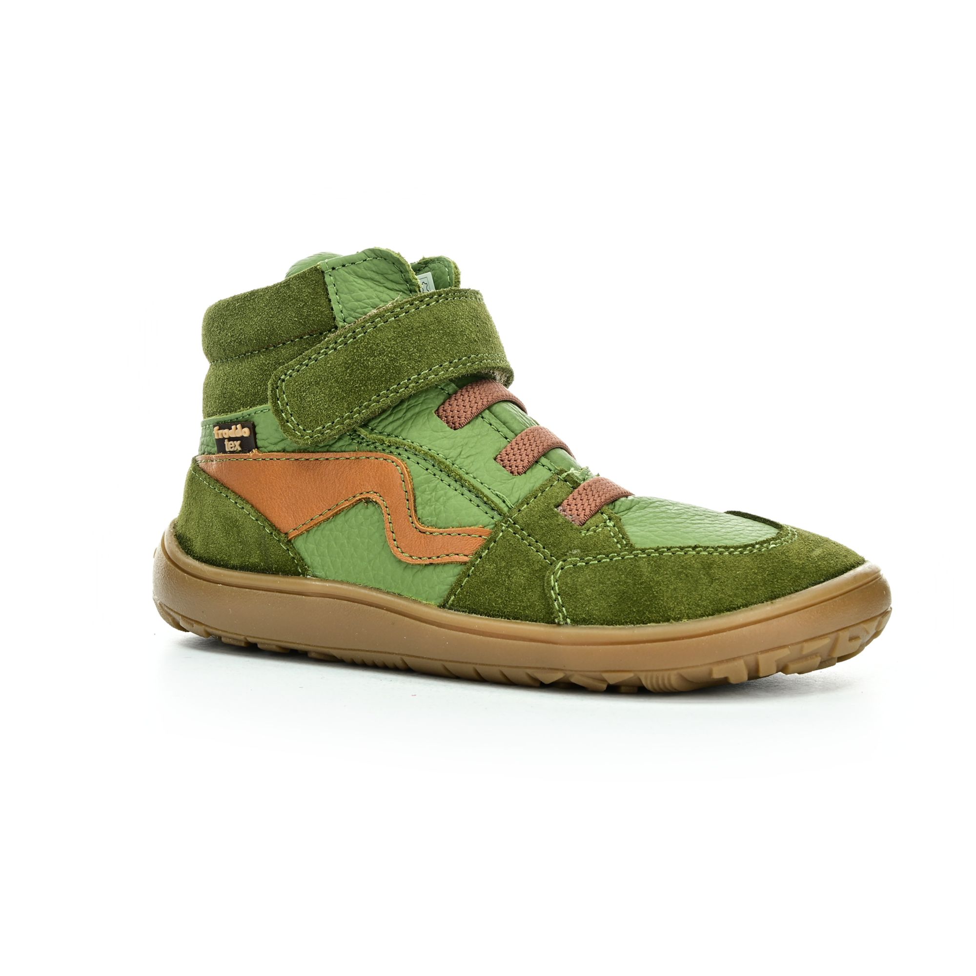 Levně Froddo G3110265-12 Olive celoroční kotníkové barefoot boty