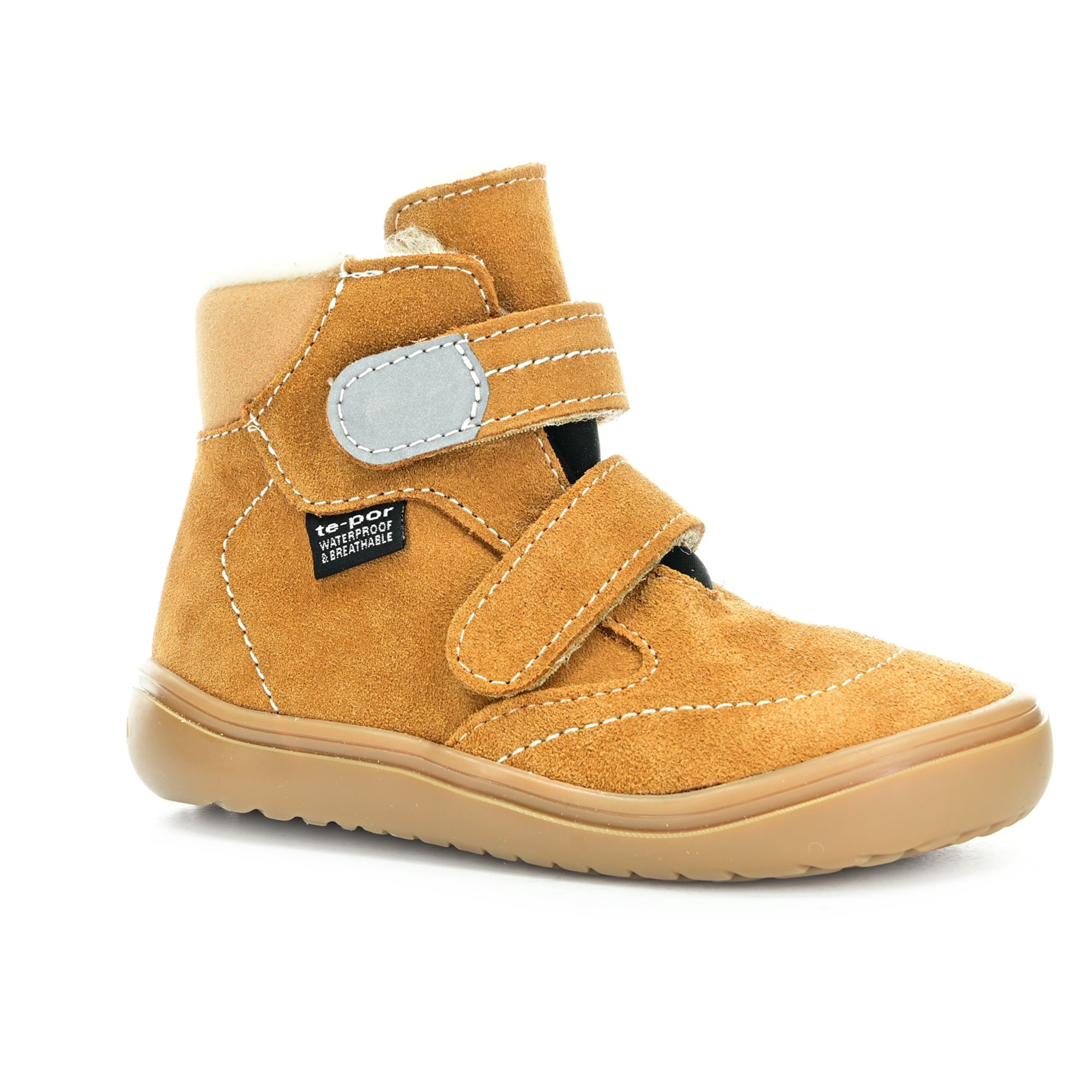 Levně Jonap B5 skořicová vlna zimní barefoot boty