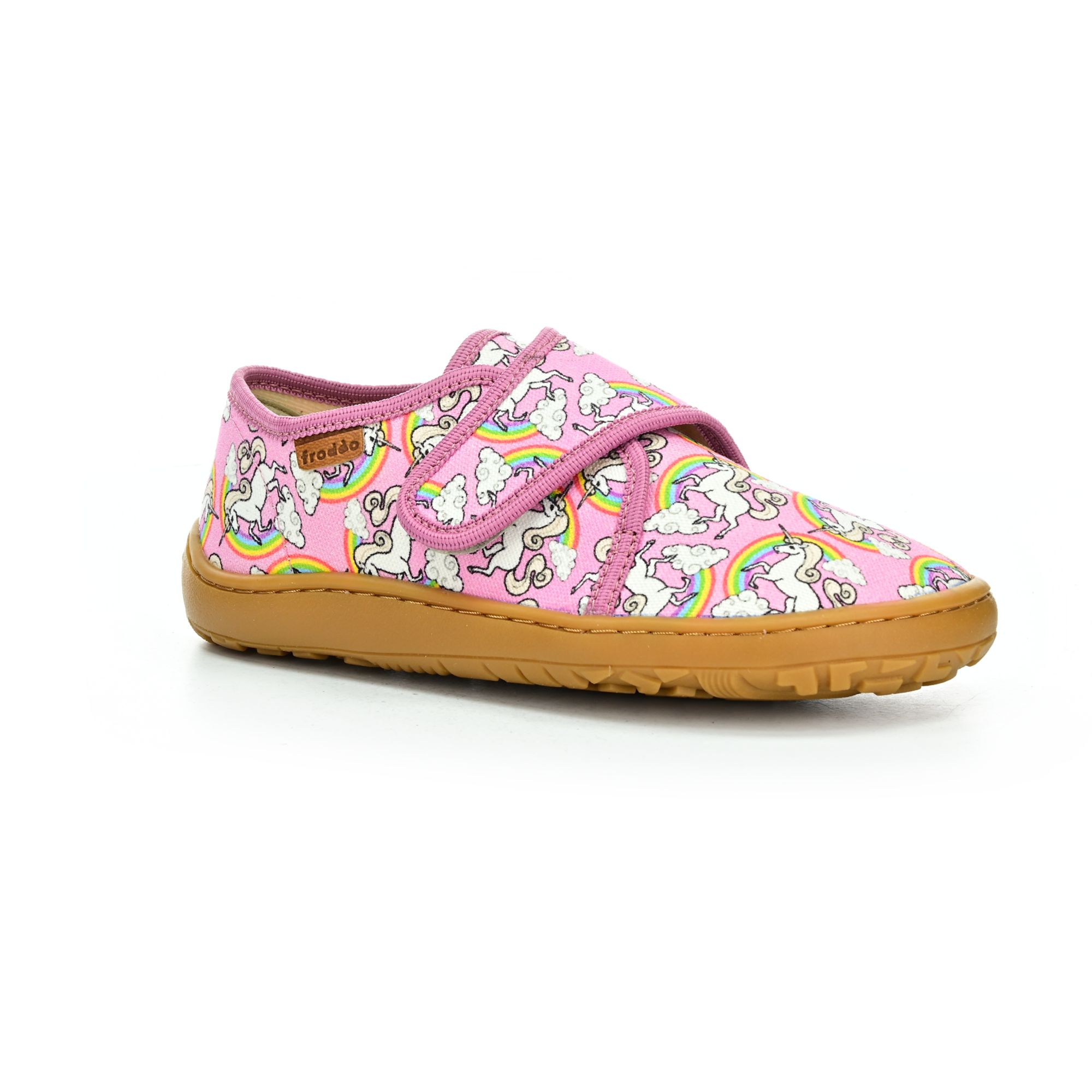 Levně Froddo G1700421-4 White/pink barefoot tenisky
