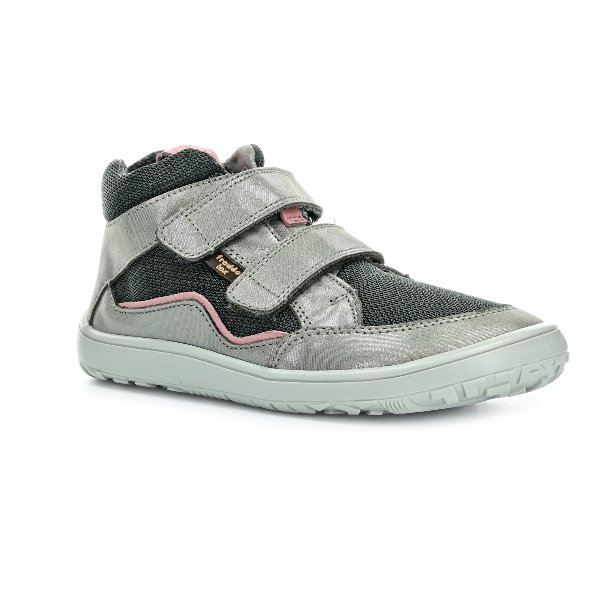 Levně Froddo G3110266-16 Grey Silver AD celoroční kotníkové barefoot boty