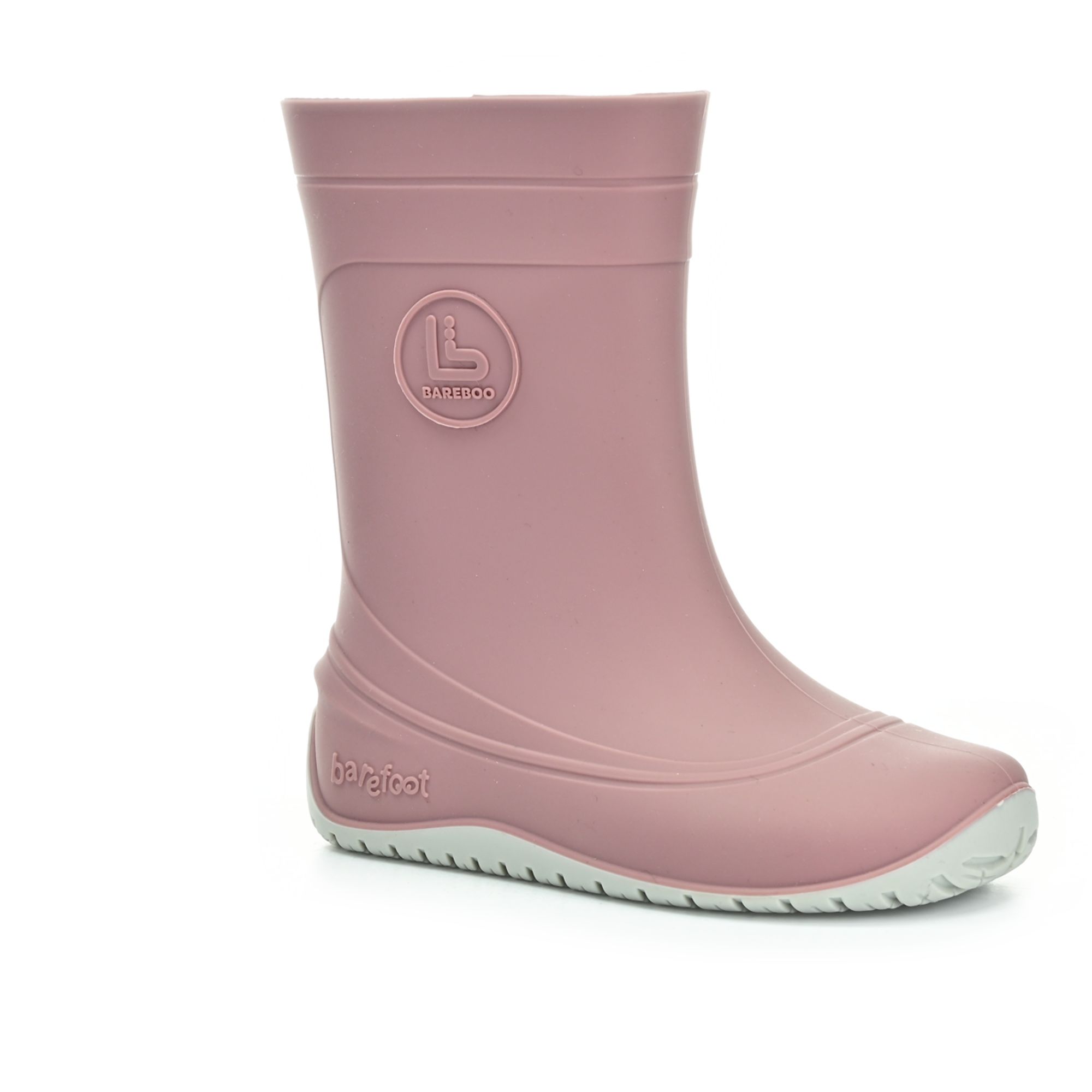 Levně Crave Bareboo Monsoon Pink/Grey dětské barefoot holínky