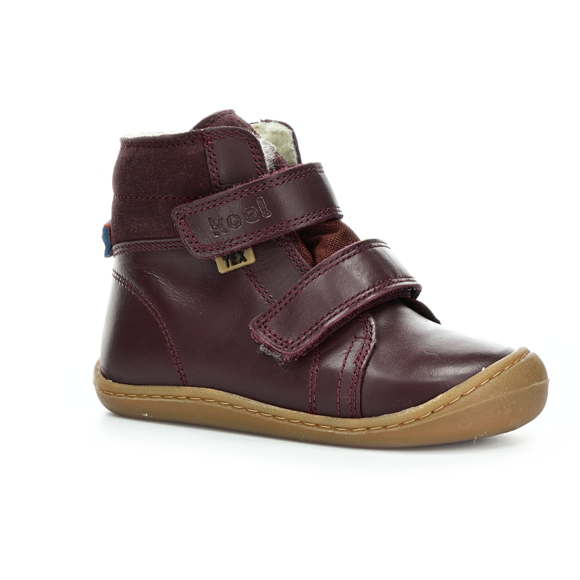 Levně Koel Brandon 2.0 WP Wool Bordo zimní barefoot boty