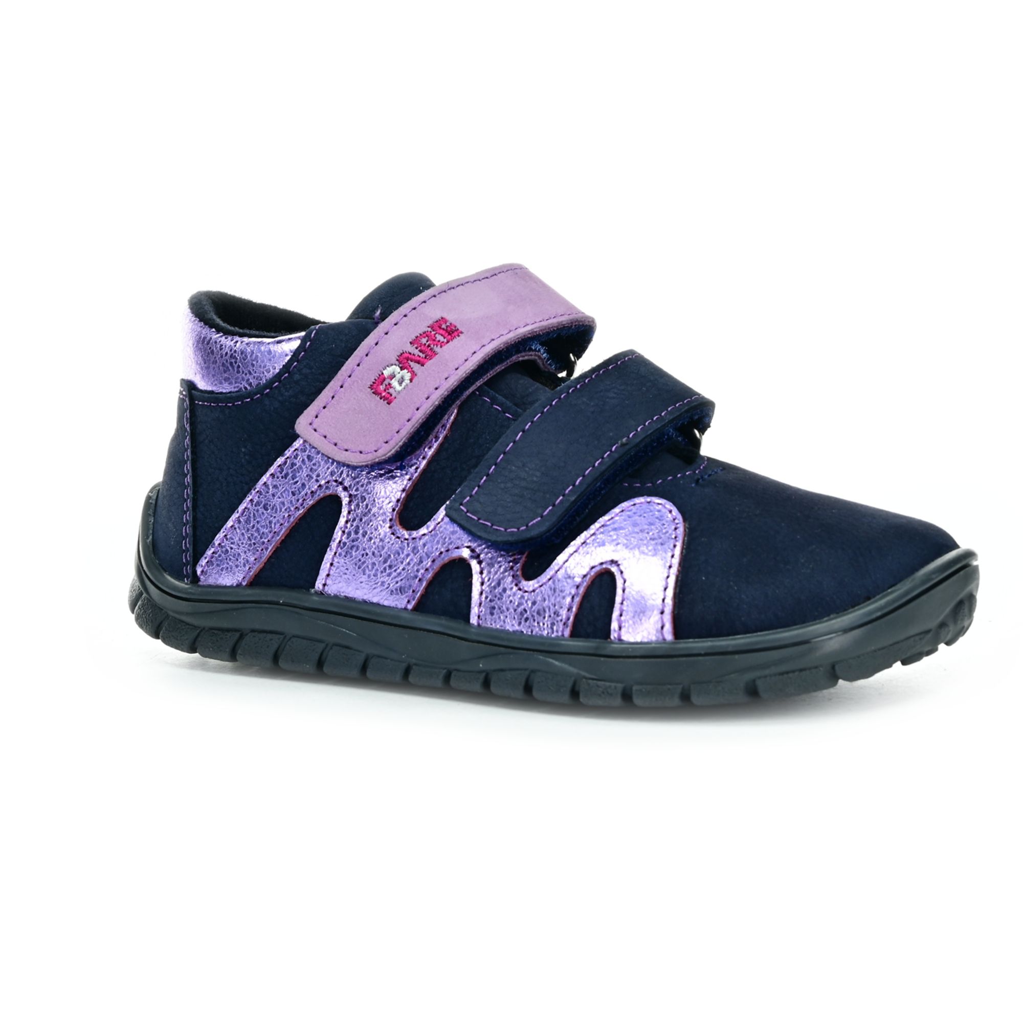 Levně Fare B5516293 modré celoroční kotníkové barefoot boty
