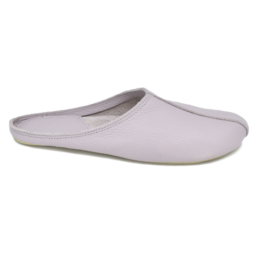 Levně OmaKing Leather Slippers růžové bačkory