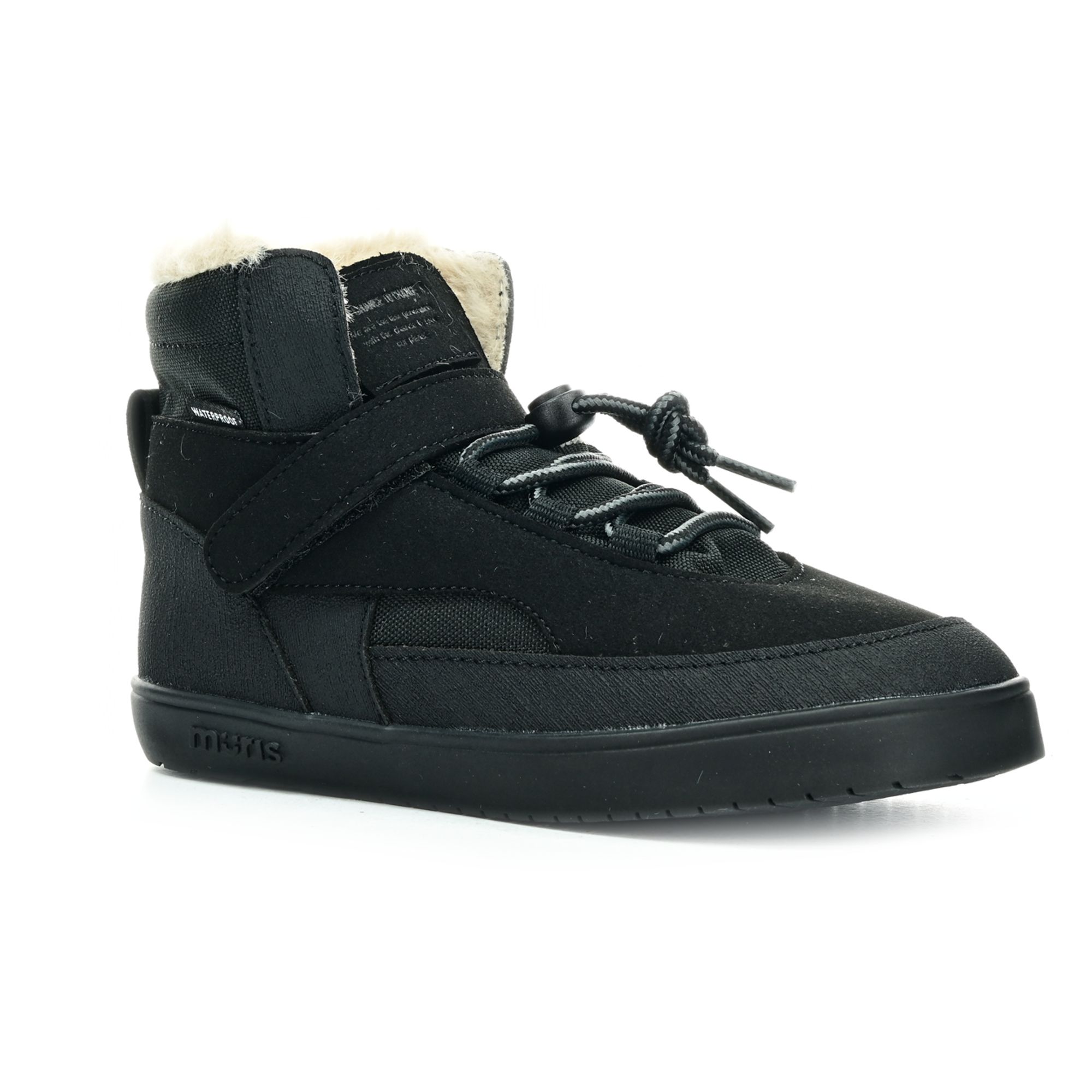 Muris Baltic Black zimní barefoot boty
