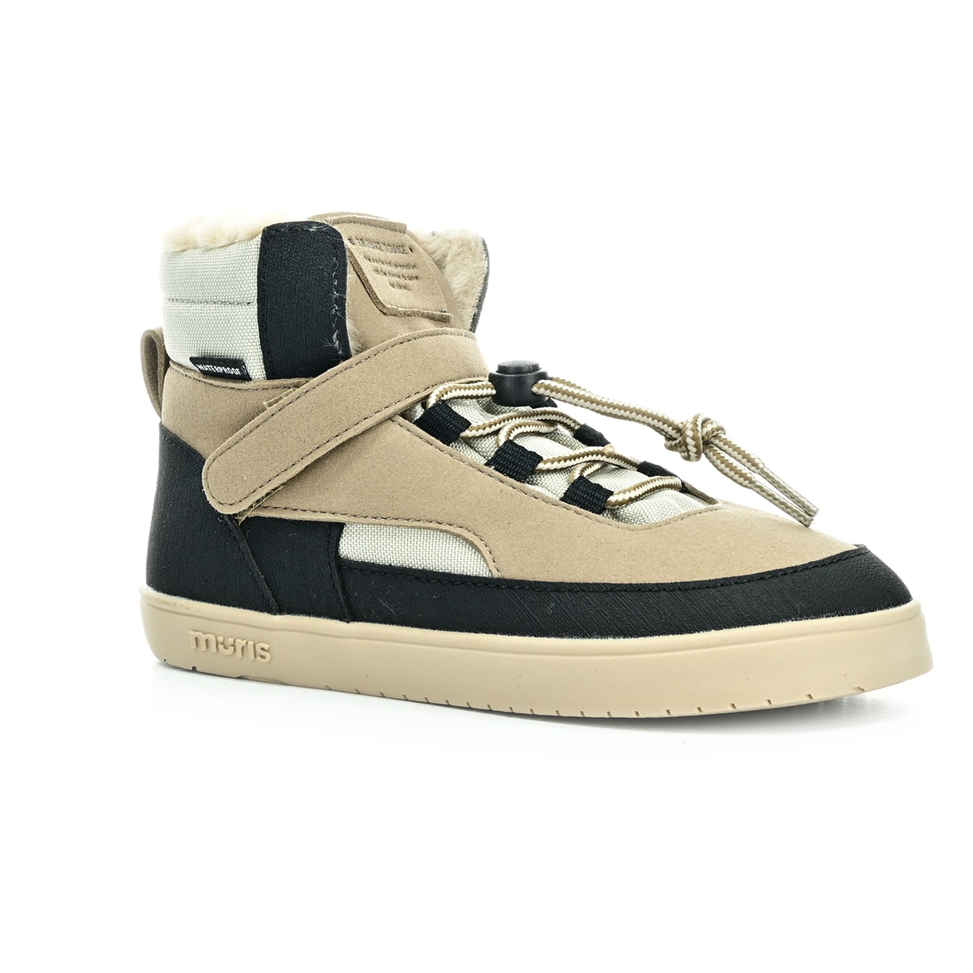 Muris Baltic Taupe zimní barefoot boty