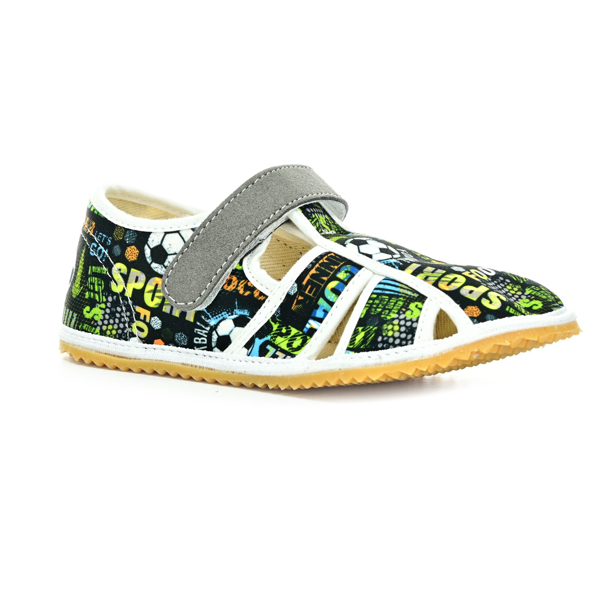 Jonap černý fotbal barefoot bačkory NEW