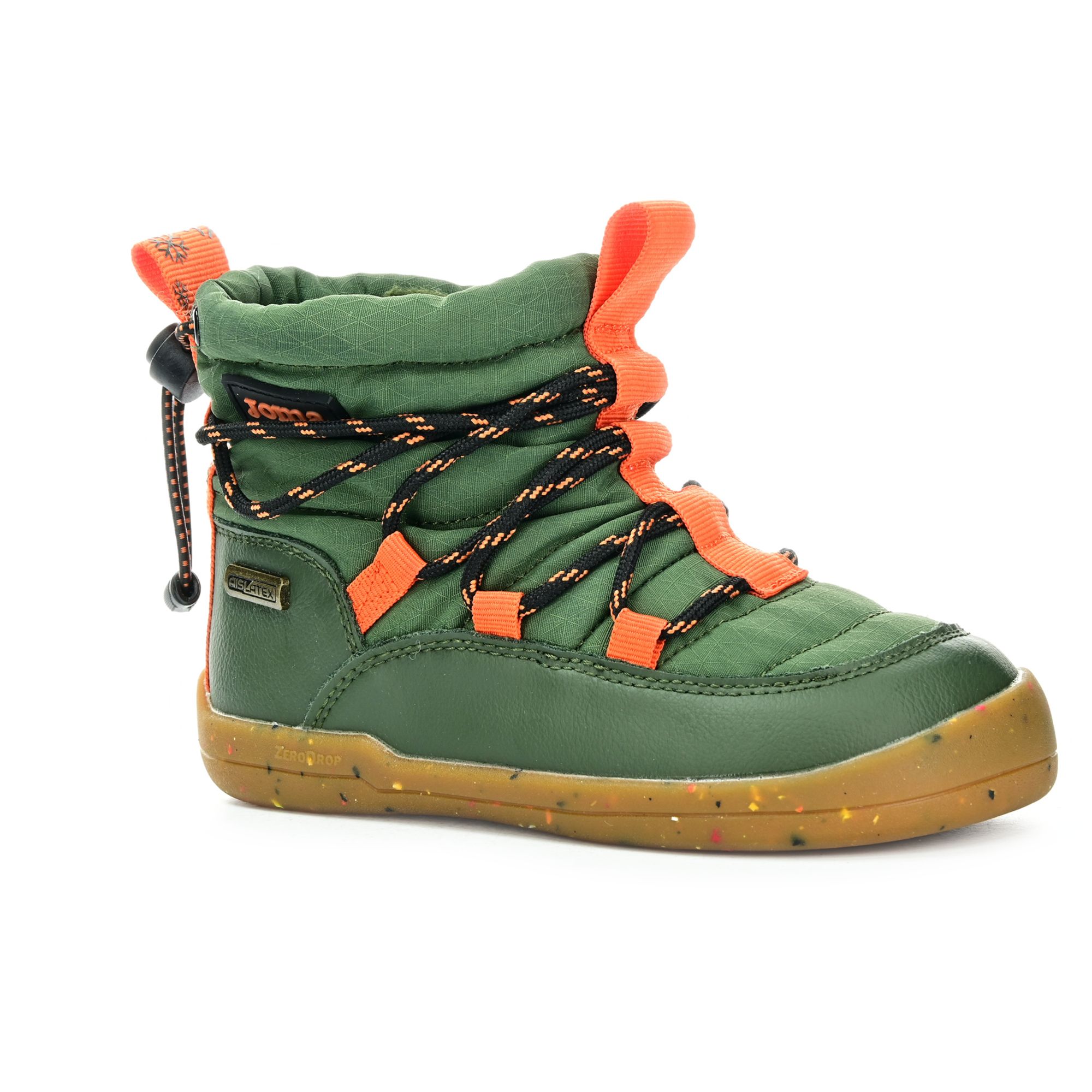 Levně Joma Cake Aislatex JR 2515 Green dětské zimní barefoot boty