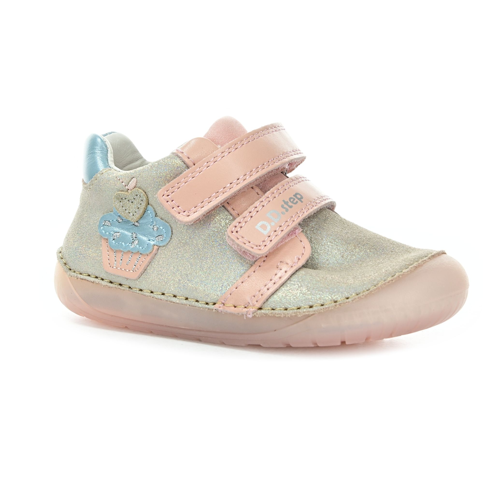 Levně D.D.Step Champagne S070-61798 celoroční kotníkové barefoot boty