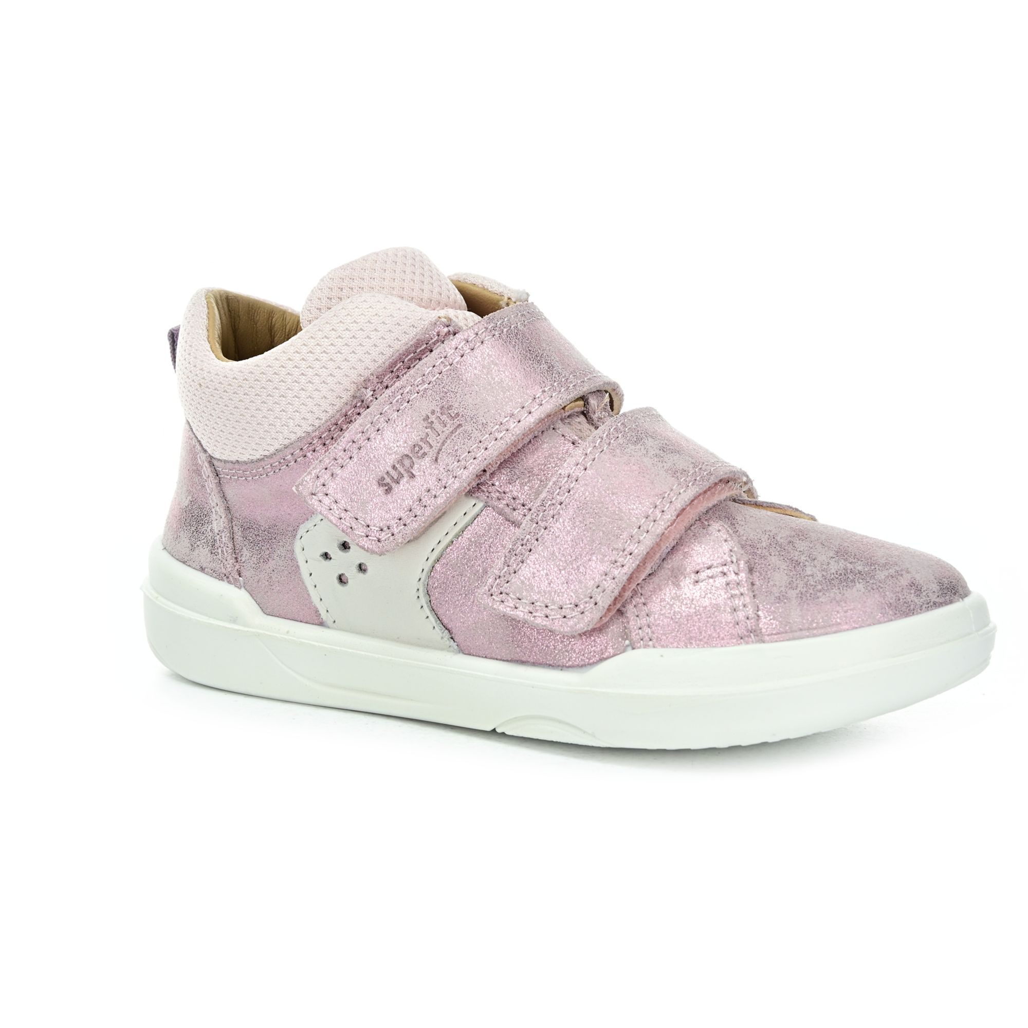Levně Superfit Superfree Rosa/Lila celoroční kotníkové barefoot boty