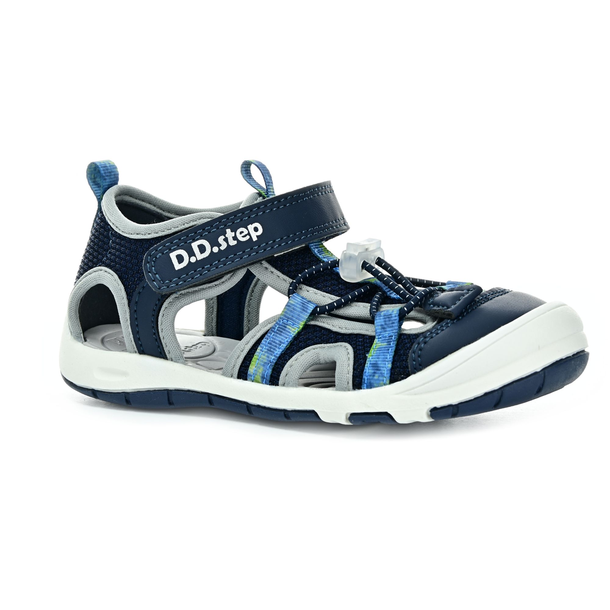 Levně D.D.Step G065-61599A Royal Blue tmavě modré barefoot sandály