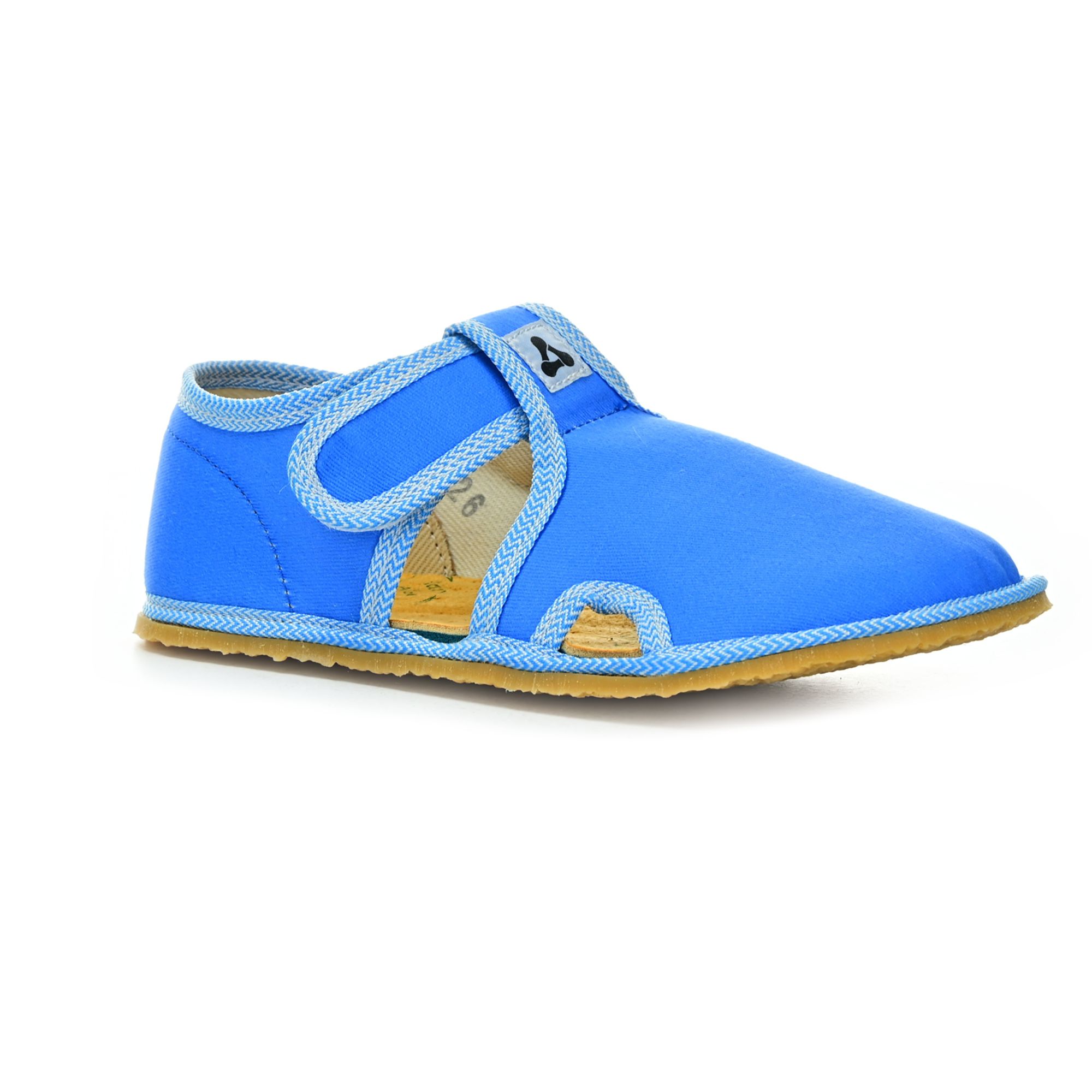 Levně Antal shoes Antal Rascal Basic Blue barefoot bačkory
