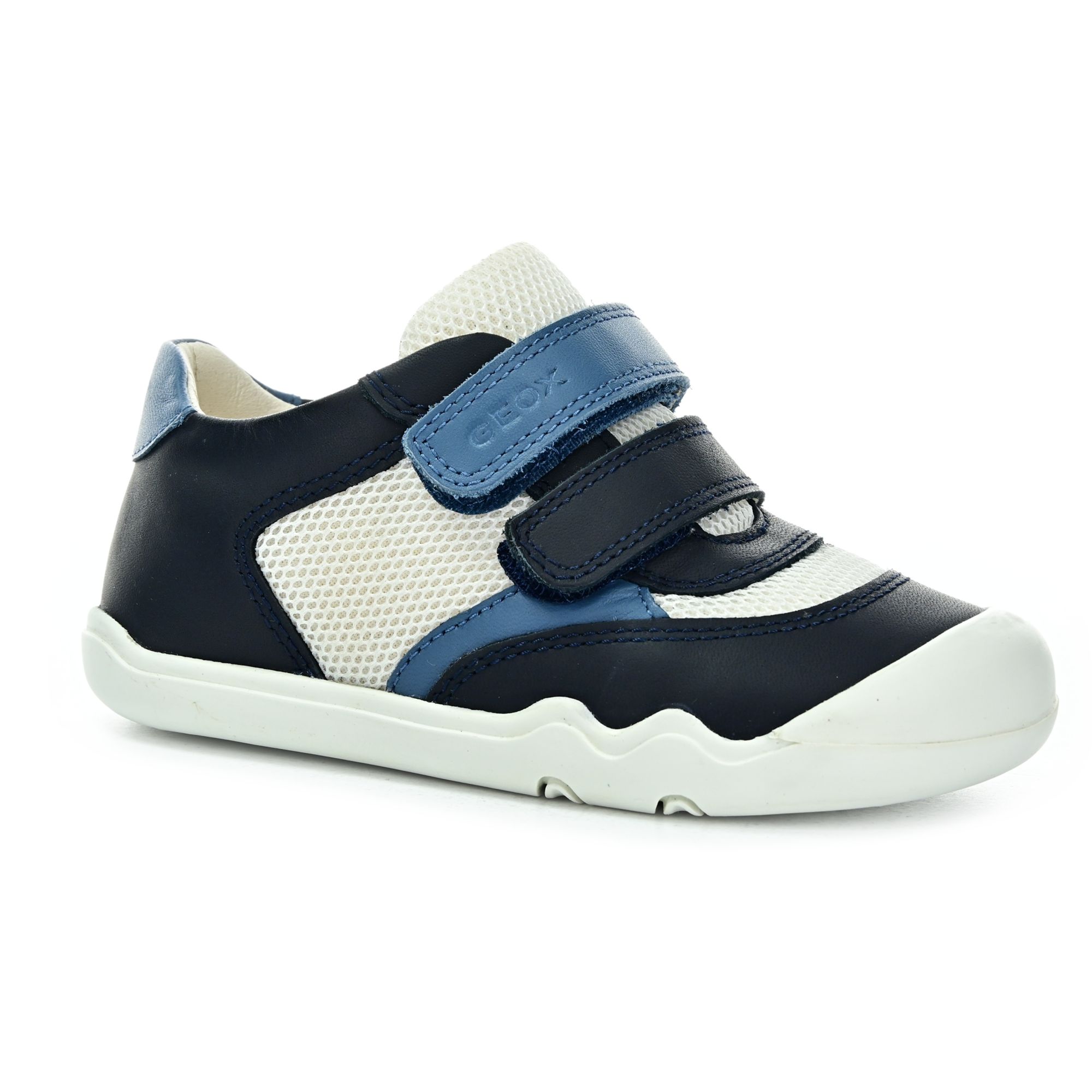 Levně Geox Steppieup Navy/Avio první barefoot boty