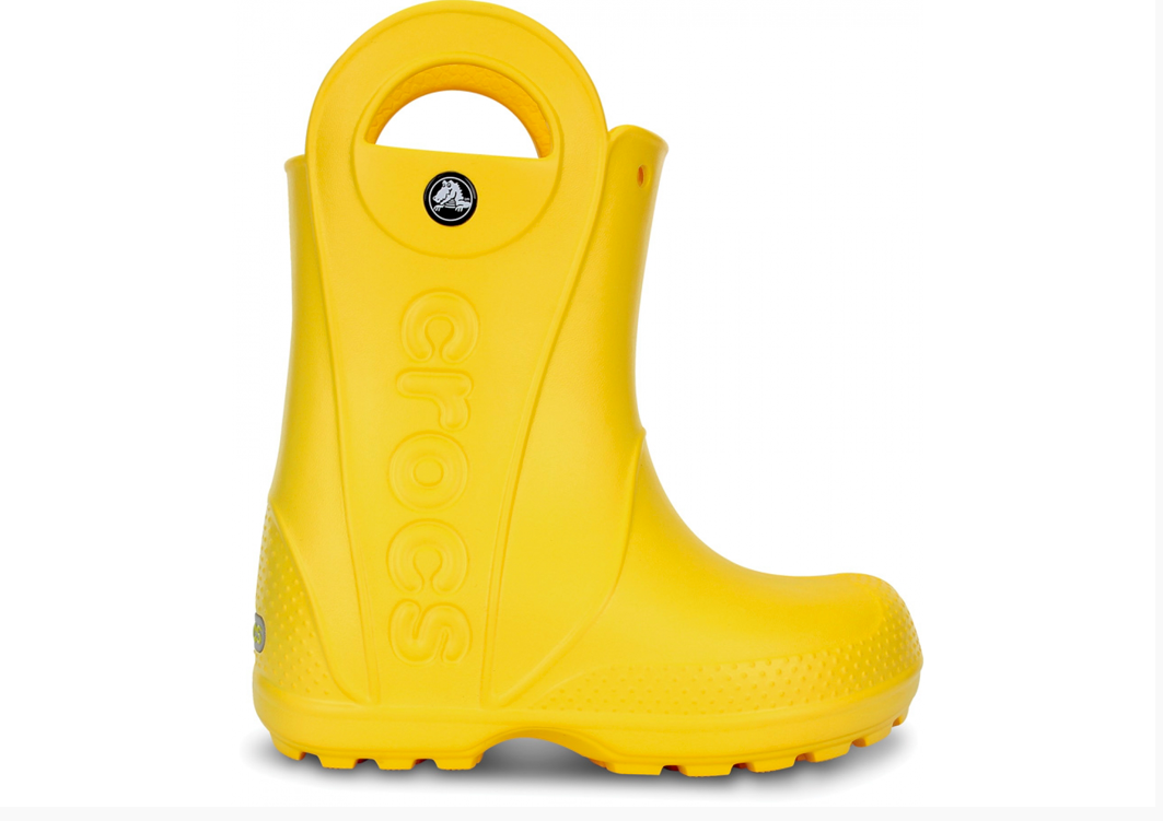 Levně holínky Crocs Handle it Rain Boot - Yellow