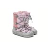 detske zimne barefoot topanky be lenka snowfox kids pink grey 25555 size large v 1