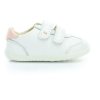 boty Bobux Sprite Embossed White Seashell Step Up