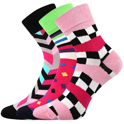 dámske farebné ponožky