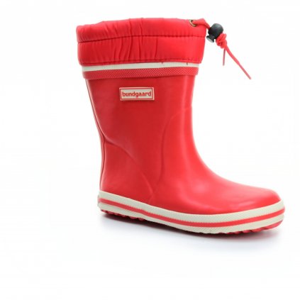 Bundgaard Cirro high warm Red zateplené holinky (Veľkosť 20, Vnútorná dĺžka topánky 135, Vnútorná šírka topánky 57)