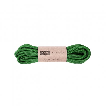 zelená šnúrka na sandále