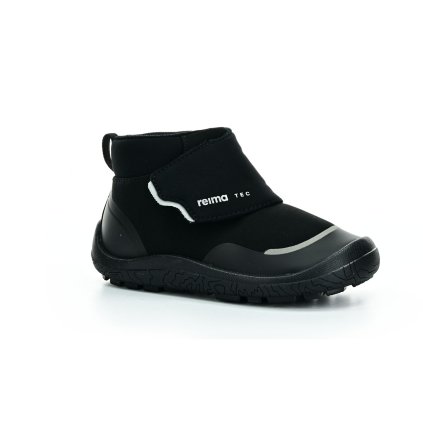 Reima Hyppii Black celoroční kotníkové barefoot boty (Veľkosť 22, Vnútorná dĺžka topánky 145, Vnútorná šírka topánky 62)