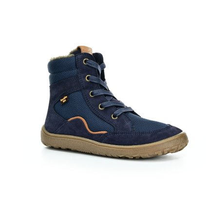 Froddo G3160234-1 Dark blue barefoot zimní boty (Veľkosť 23, Vnútorná dĺžka topánky 150, Vnútorná šírka topánky 62)
