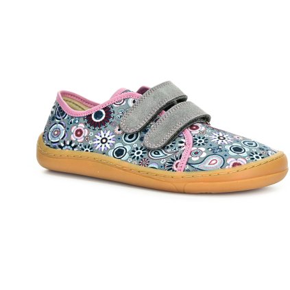 Froddo G1700379-37 Grey/Pink barefoot boty (Veľkosť 22, Vnútorná dĺžka topánky 147, Vnútorná šírka topánky 61)