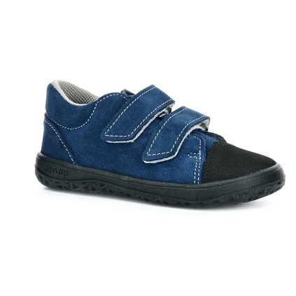 Jonap B16 SV Tmavě modré slim barefoot boty (Veľkosť 23, Vnútorná dĺžka topánky 150, Vnútorná šírka topánky 64)