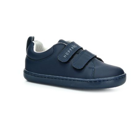 Hopfrög Kids Smart Walker Junior Super Matt Navy celoroční nízké barefoot boty (Veľkosť 24, Vnútorná dĺžka topánky 155, Vnútorná šírka topánky 66)