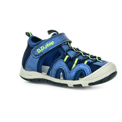 D.D.Step G065-51831 Bermuda Blue barefoot sandály (Veľkosť 21, Vnútorná dĺžka topánky 133, Vnútorná šírka topánky 60)