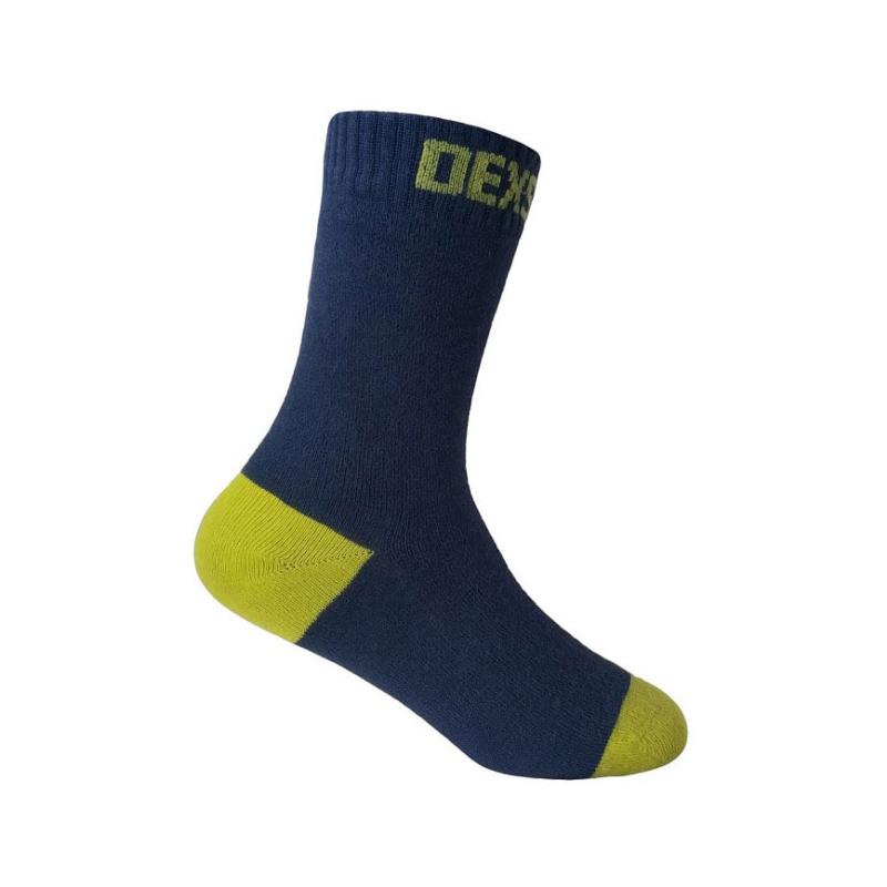 Vodeodolné ponožky dexshell children navy lime Veľkosť ponožiek: 28-30 EU EUR
