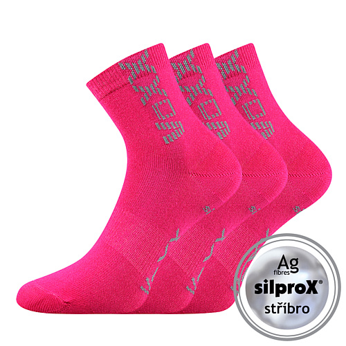 Ponožky voxx adventurik magenta, 3 páry Veľkosť ponožiek: 30-34 EU EUR