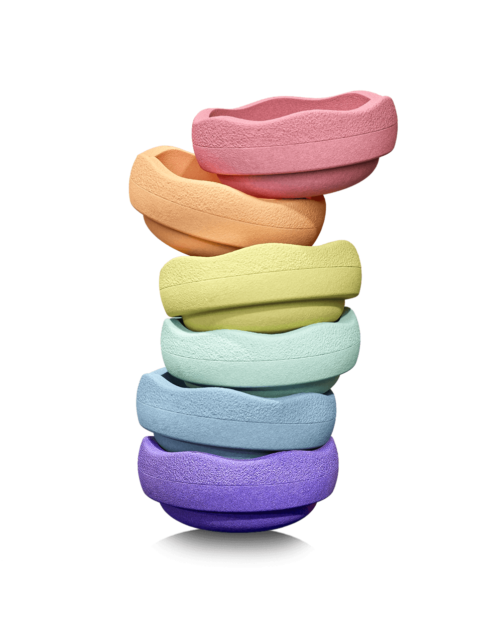 balančné kamene Stapelstein Rainbow Pastel, 6 ks EUR