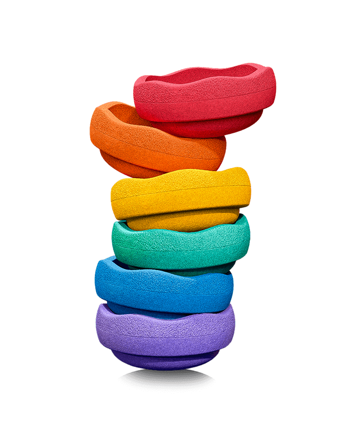 balančné kamene Stapelstein Rainbow Classic, 6 ks EUR