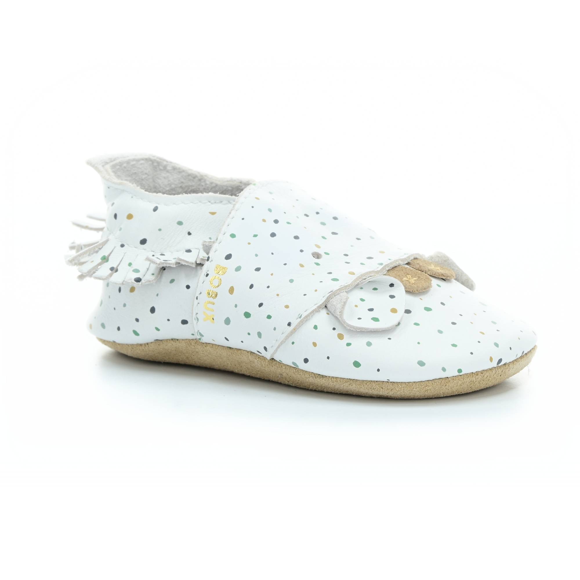 capáčky Bobux Freckles White (soft sole) 22 EUR