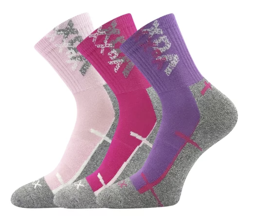 Ponožky voxx wallík mix holka, 3 páry Veľkosť ponožiek: 20-24 EU EUR