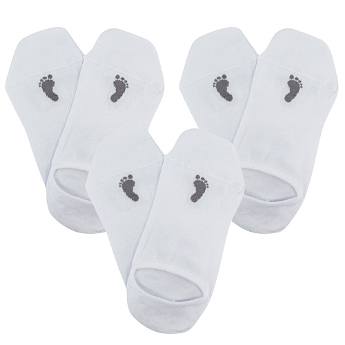 Ponožky voxx barefoot sneaker biela, 3 páry Veľkosť ponožiek: 35-38 EU EUR