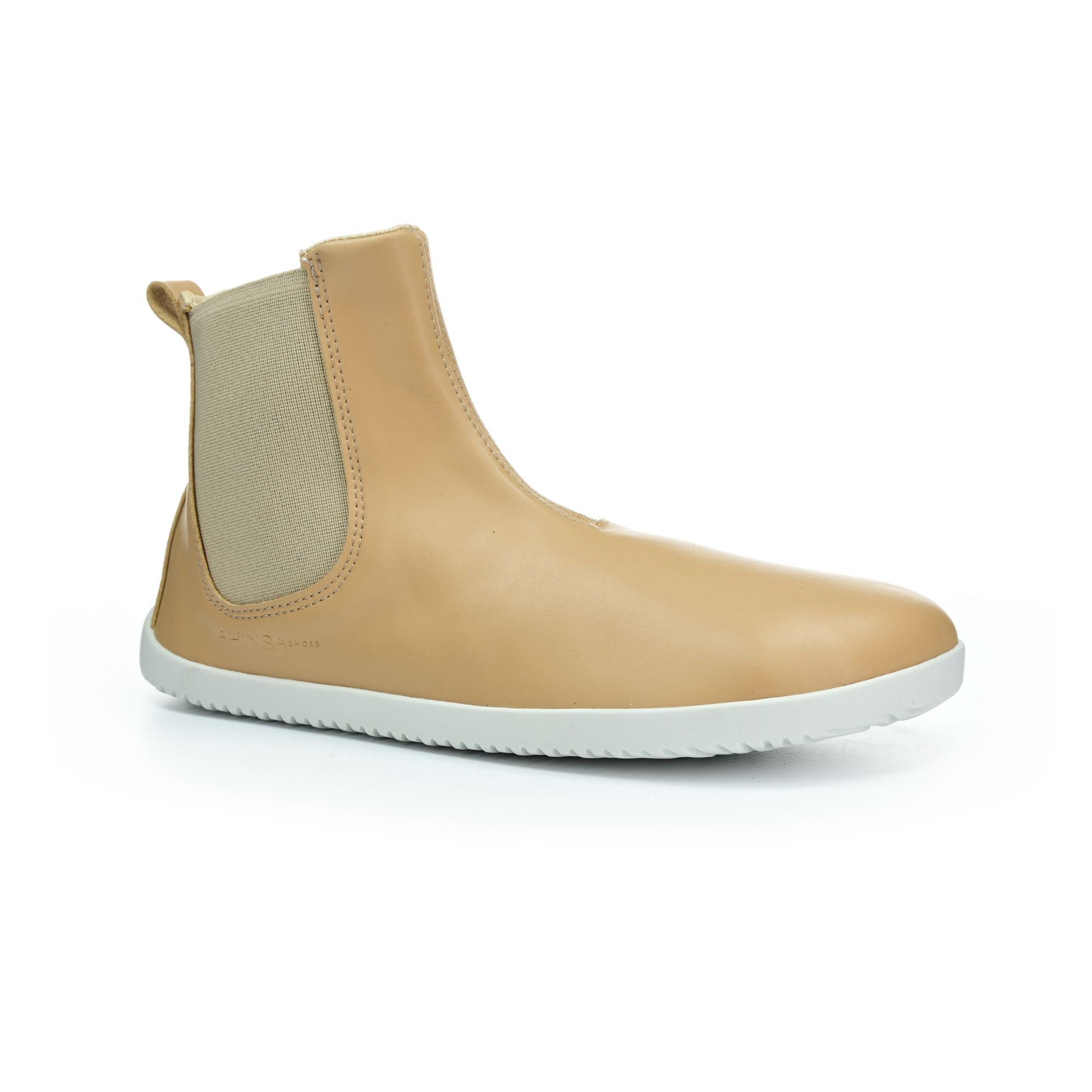 Ahinsa shoes Ahinsa Chelsea Beige barefoot topánky 38 EUR