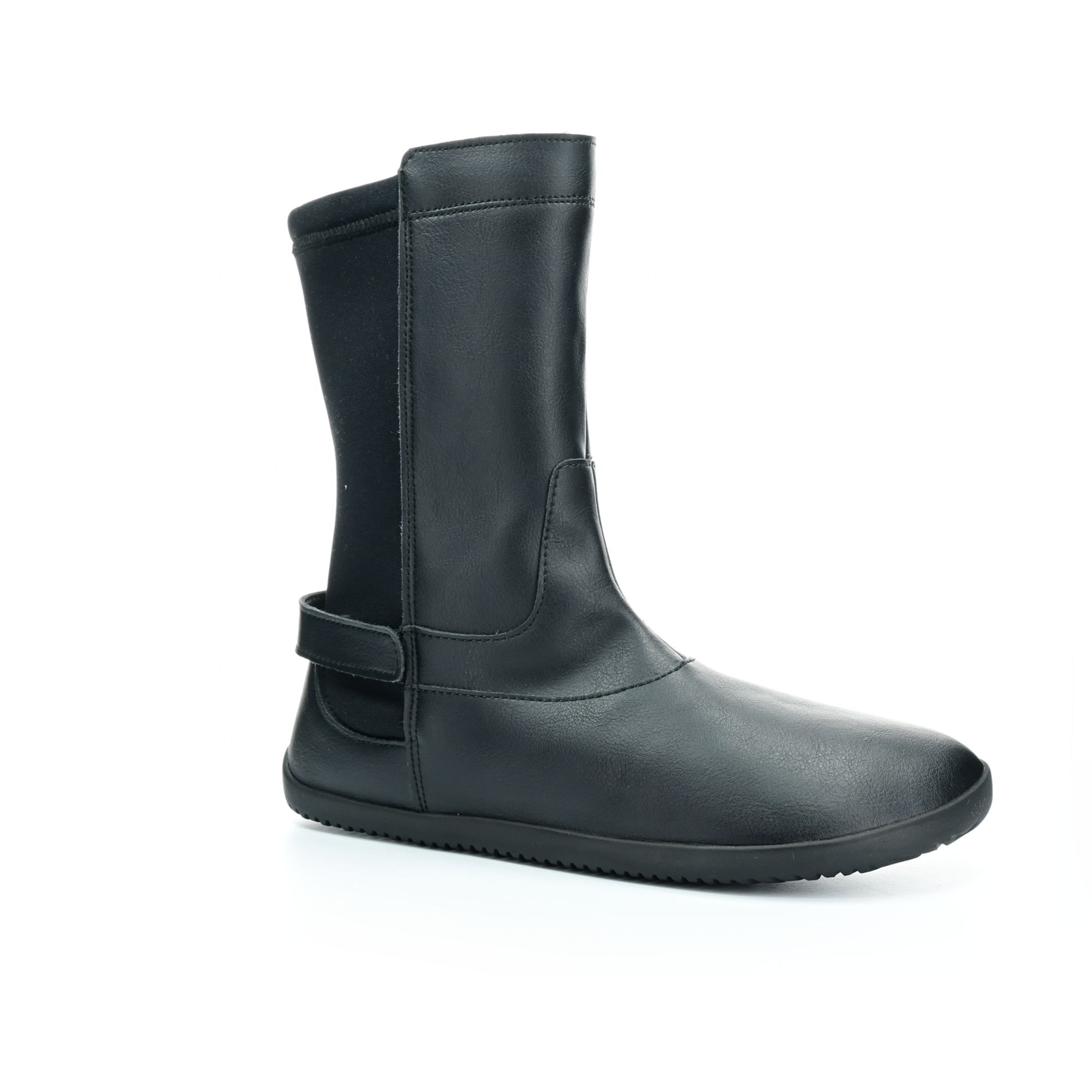 Ahinsa shoes Ahinsa poločižmy čierne s kožúškom 40 EUR