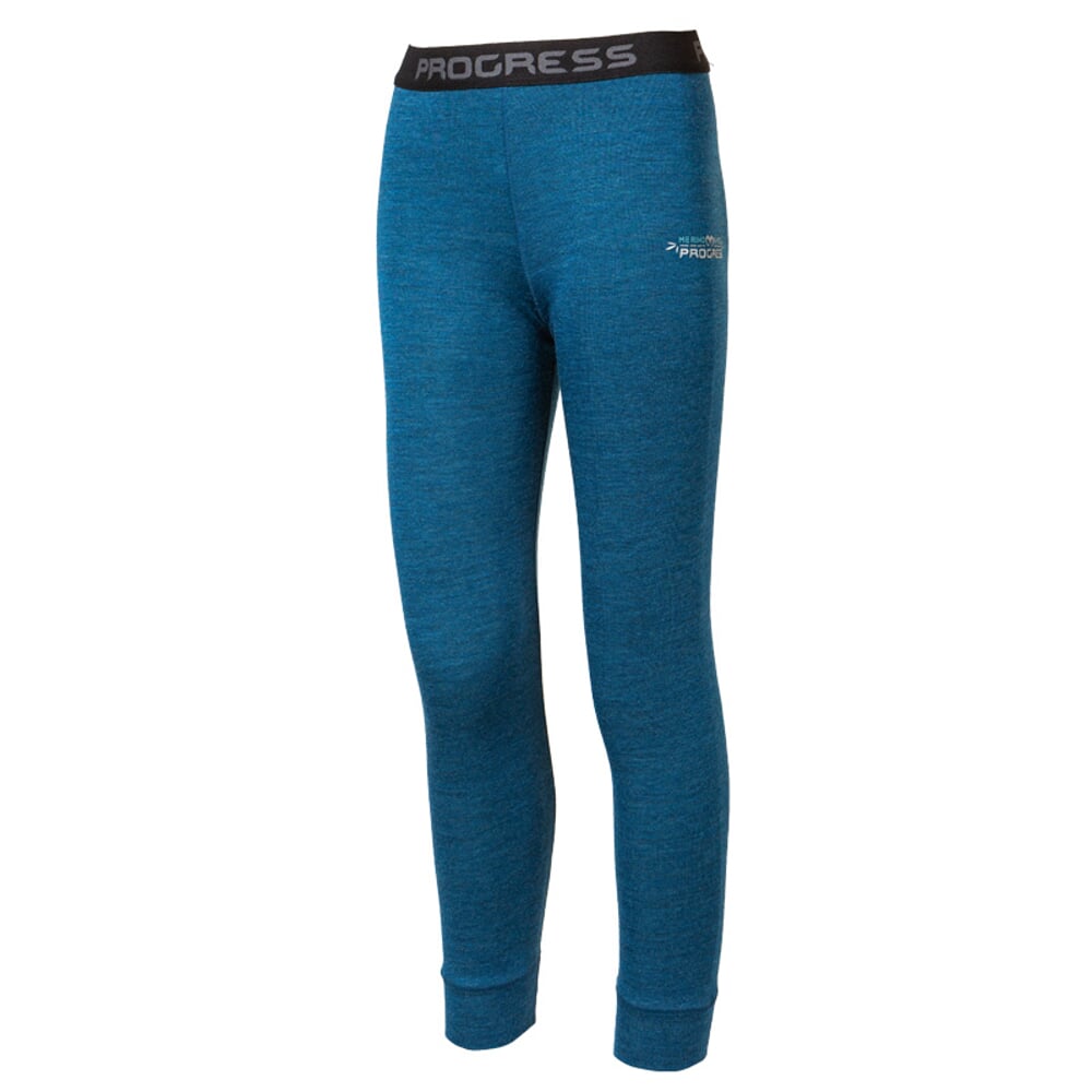 detské termo nohavice Progress MB SDND merino-bambus petrol/modrá 140/146 EUR