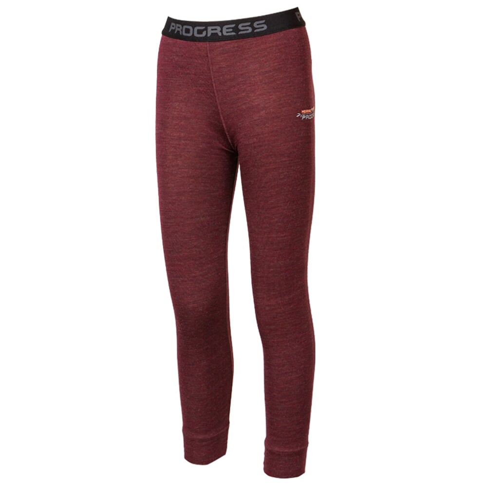 detské termo nohavice Progress MB SDND merino-bamboo slivka/marhuľa 140/146 EUR