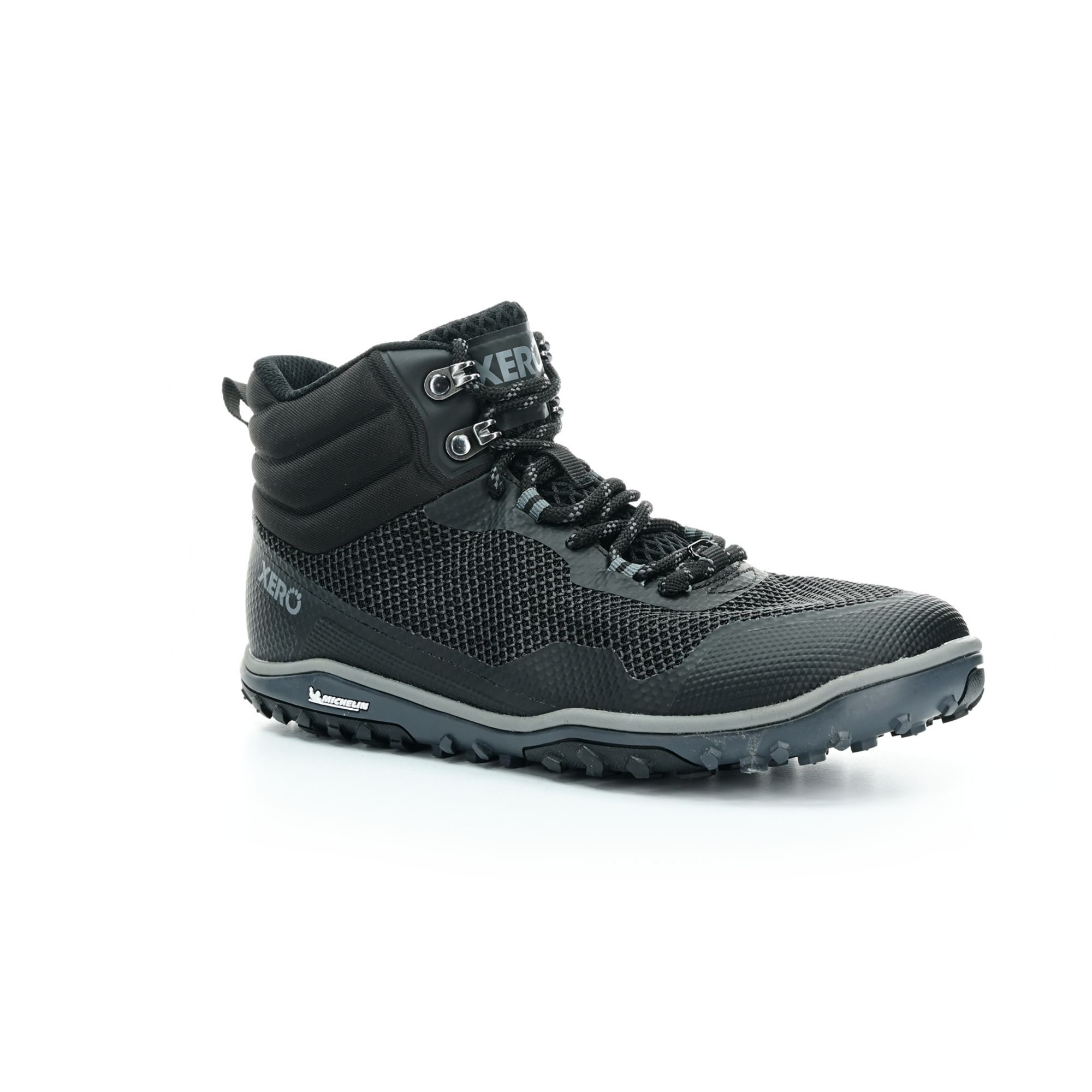 Xero shoes Scrambler Mid Black M outdoorové barefoot topánky 42 EUR