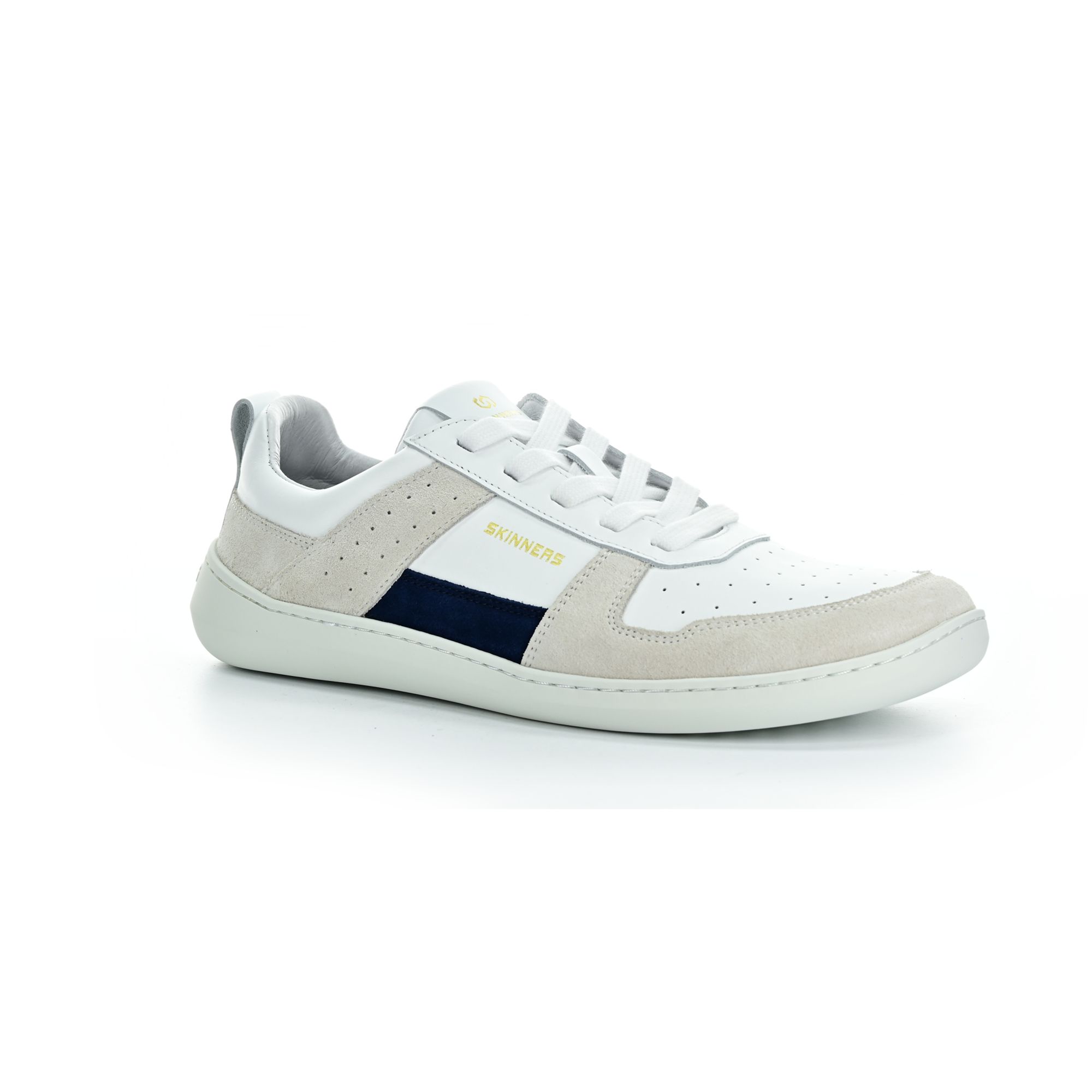 Skinners Oldschooler Leather Blue/White barefoot topánky 45 EUR