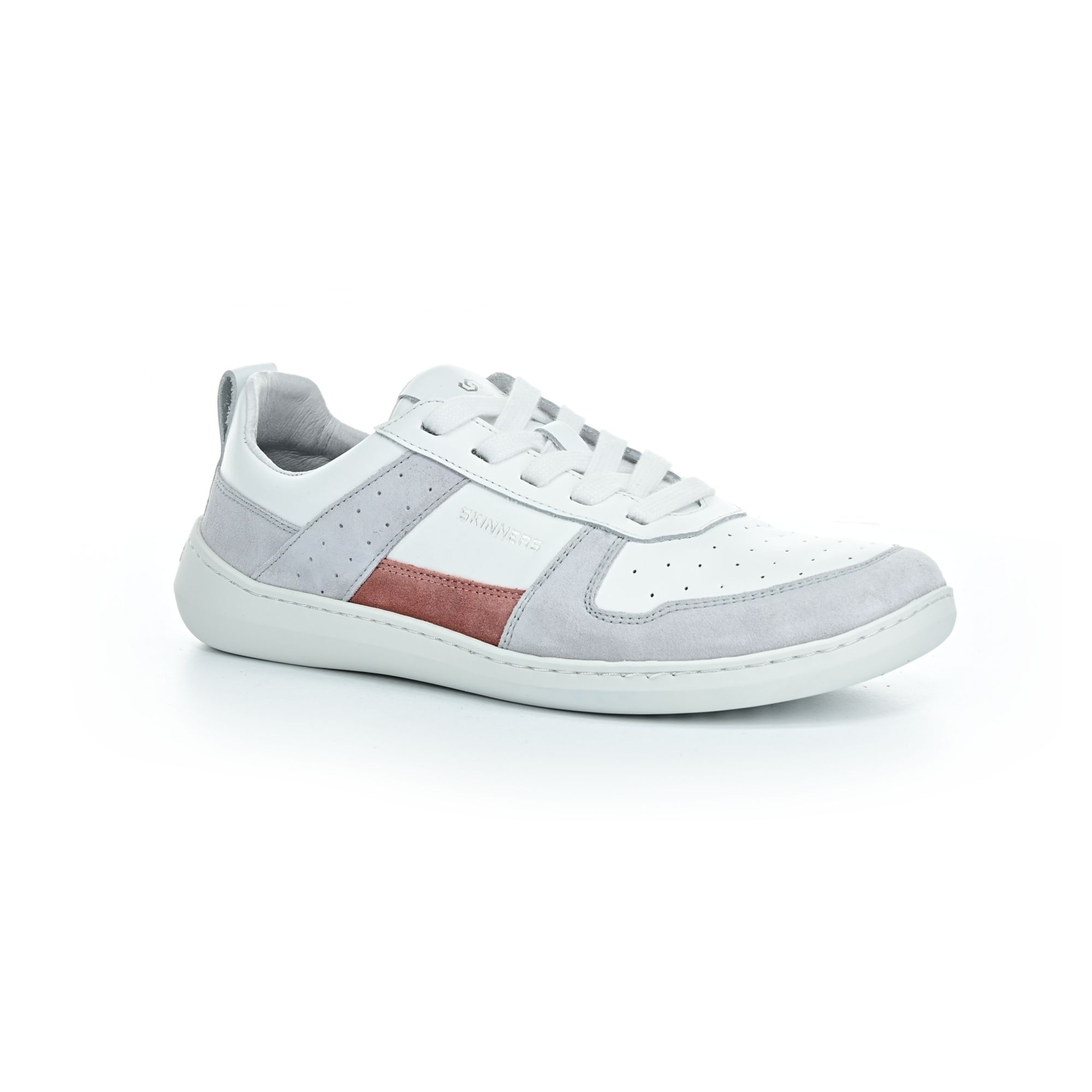 Skinners Oldschooler Leather Pink/White barefoot topánky 39 EUR