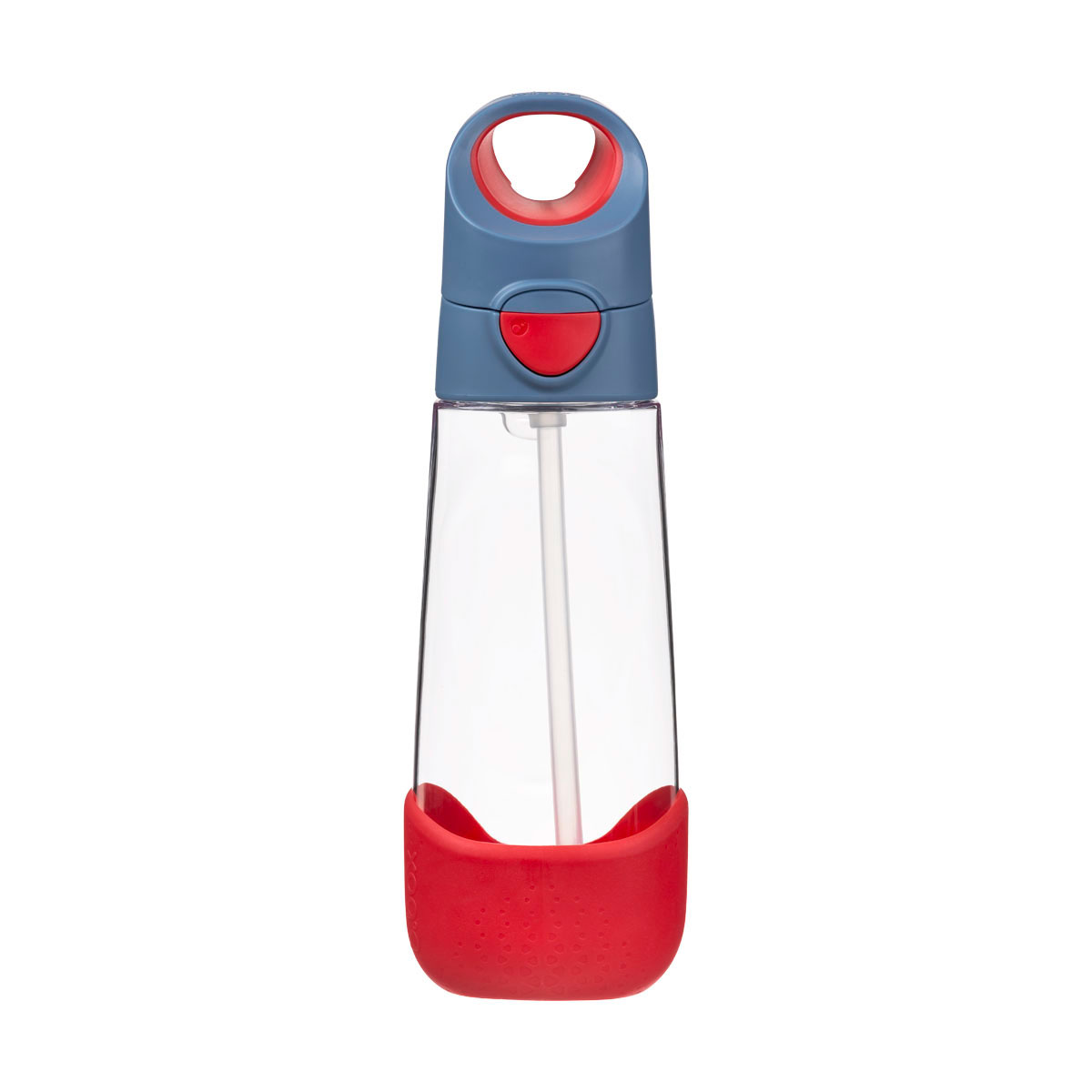 b.box Fľaša na pitie so slamkou 600 ml - blue blaze EUR