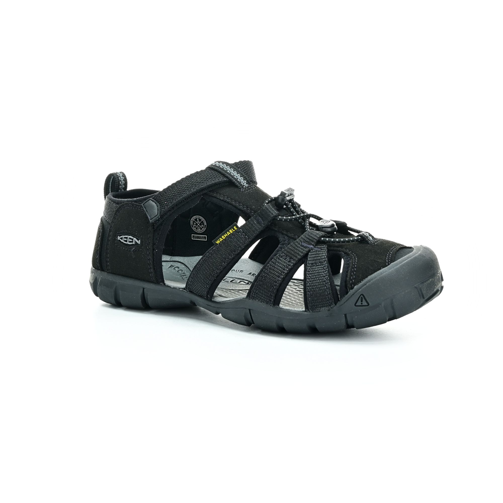 E-shop Keen Seacamp II Black/Grey AD (CNX) barefoot sandále 37 EUR