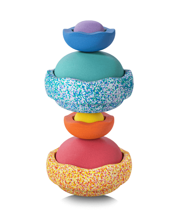 balančné kamene Stapelstein Summer Rainbow set classic EUR