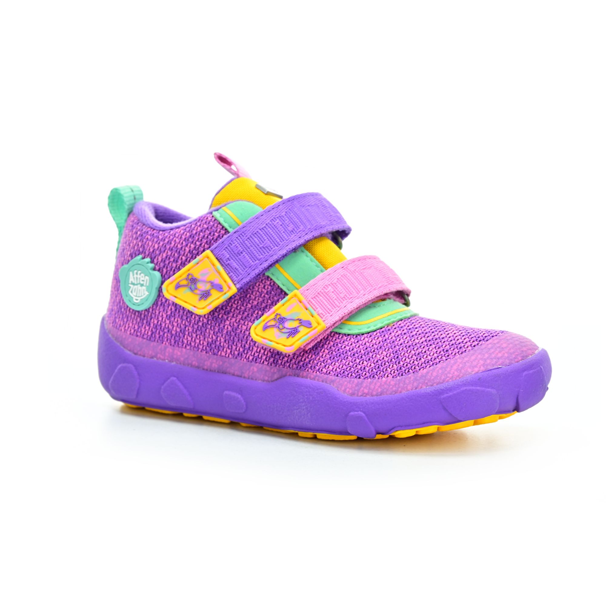 Affenzahn Lowboot knit happy Creative Tucan fialovej barefoot topánky 24 EUR