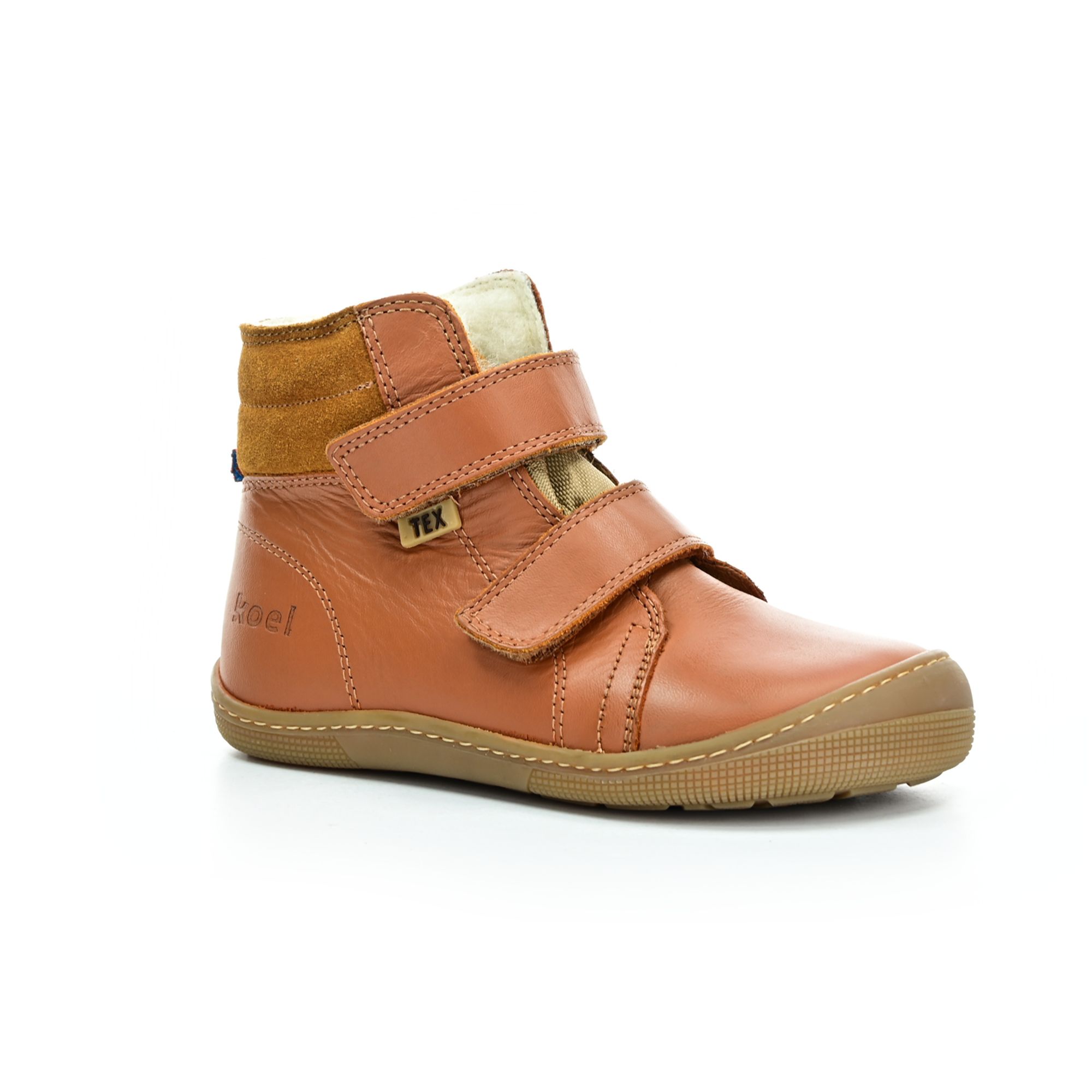 Koel Koel4kids Demil Napa Wool Cognac zimné barefoot topánky 32 EUR