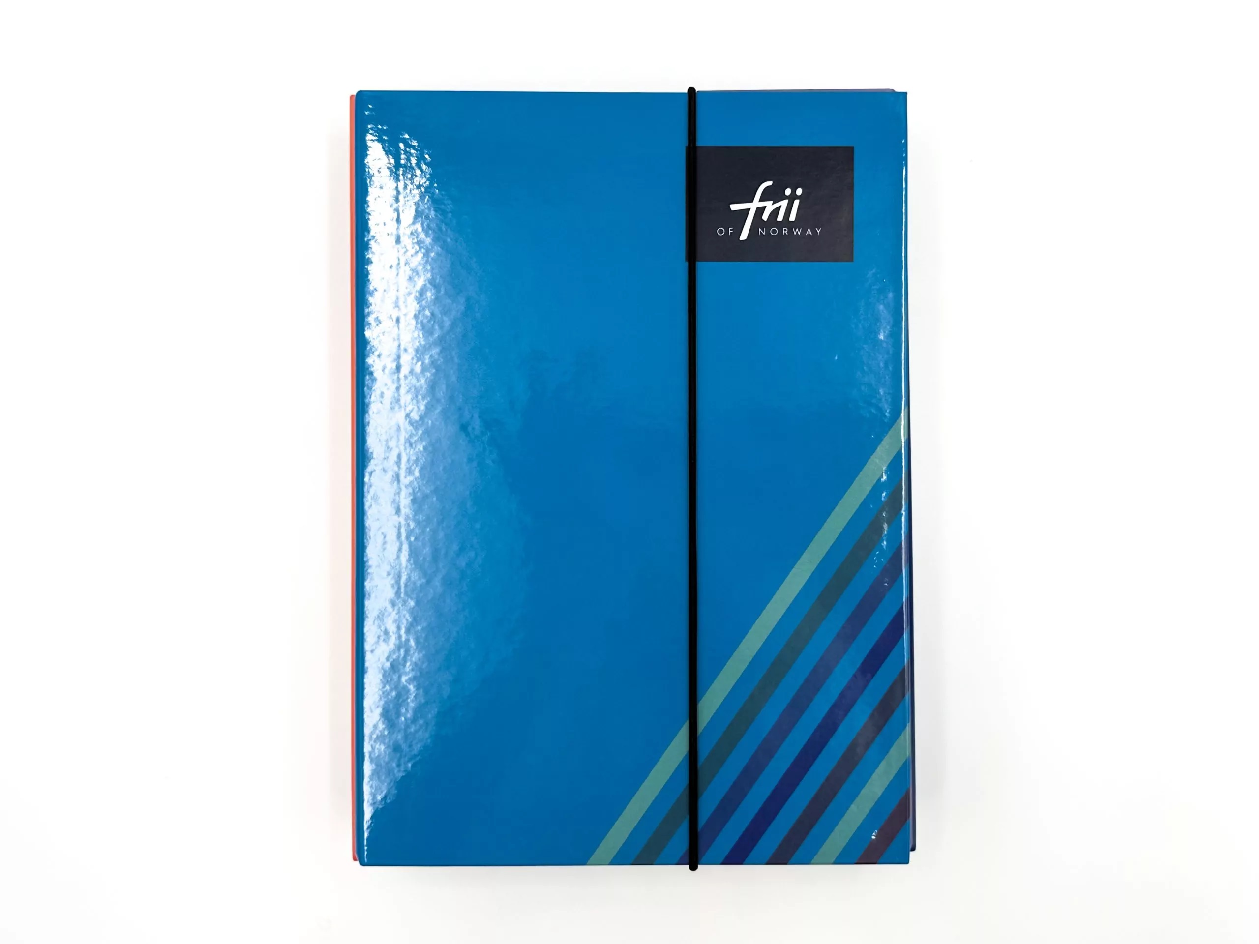 Frii of Norway Retro stripe Blue školské dosky A5 EUR